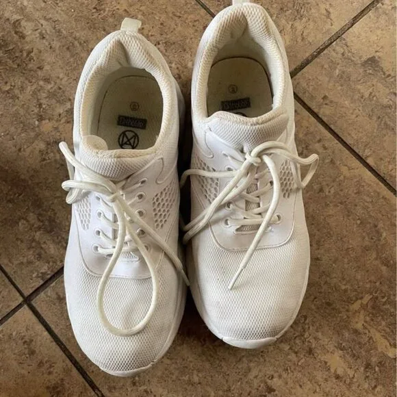 White Running Shoes - Picture 2 of 2